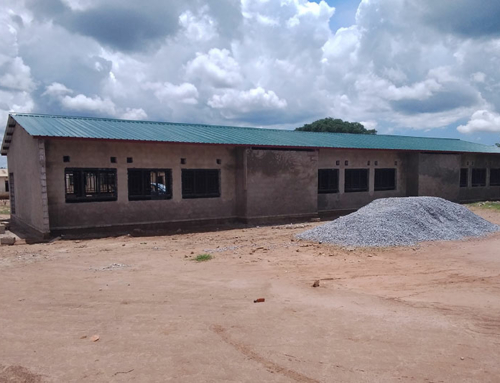 First impressions of the construction of the school in Katete
